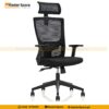 ergonomic Long back mesh office chair with adjustable armrests and headrest